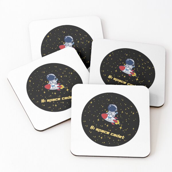 Item preview, #1 Space Cadet (astronaut on rocket ship) designed and sold by Galaxy Creations.