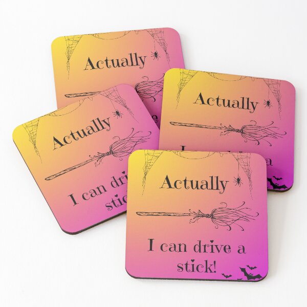 Item preview, Actually, I Can Drive a Stick Halloween Shirt | Witch Broom Pun Tee for Women, Moms & Witches designed and sold by Shop at the Top 4 U.