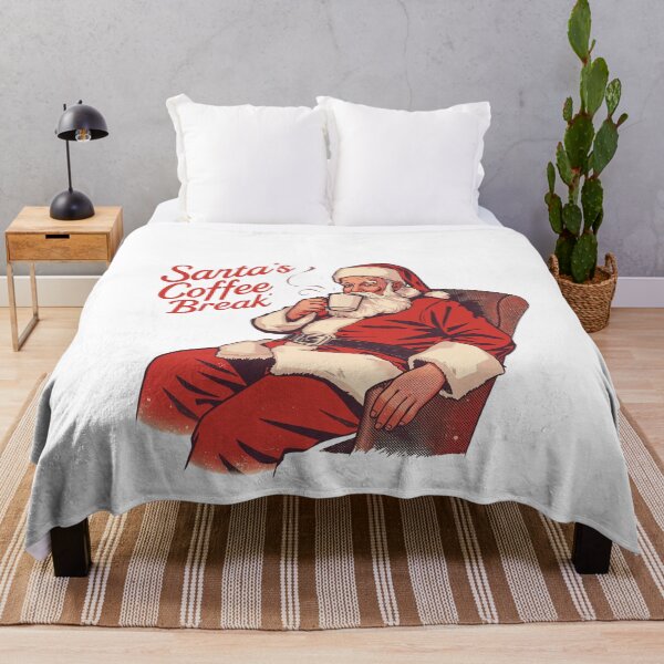 Item preview, Santa's Coffee Break Funny Christmas Caffeine Vintage designed and sold by VinsendDraconi.