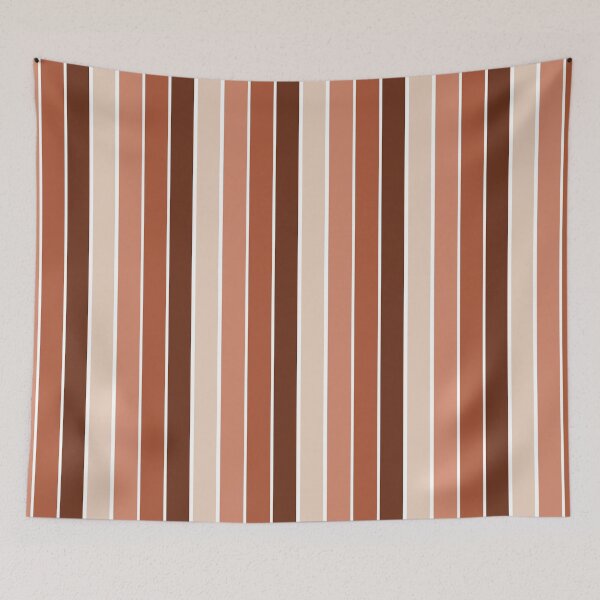 Item preview, Brown and cream stripes designed and sold by RishabhArts1.
