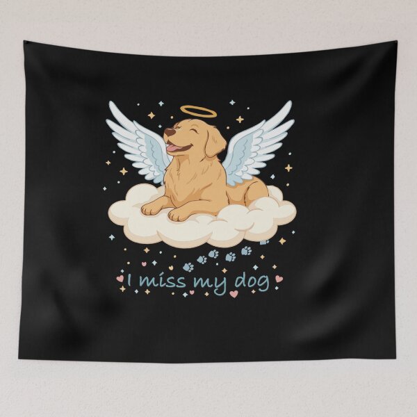 Item preview, I Miss My Dog – Heartfelt Memorial & Pet Love Design designed and sold by The Real Life Symphony.