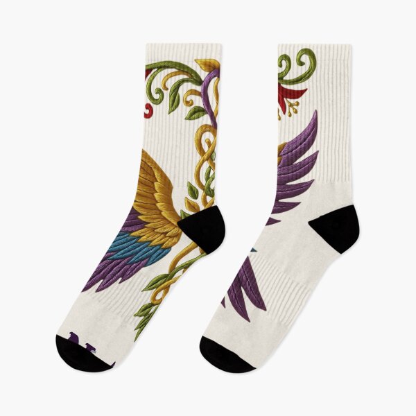 Item preview, Free Nature Embroidery Branch and Flowers with Wings designed and sold by Ciervo Primavera.