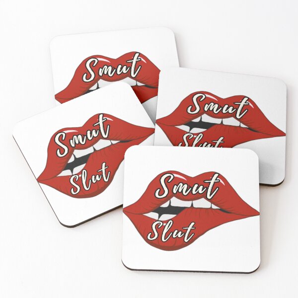 Item preview, Smut Slut – Bold Red Lips Design for Spicy Book Lovers designed and sold by Petal & Flame.
