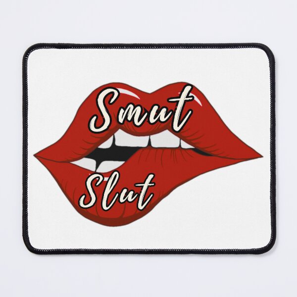 Item preview, Smut Slut – Bold Red Lips Design for Spicy Book Lovers designed and sold by Petal & Flame.