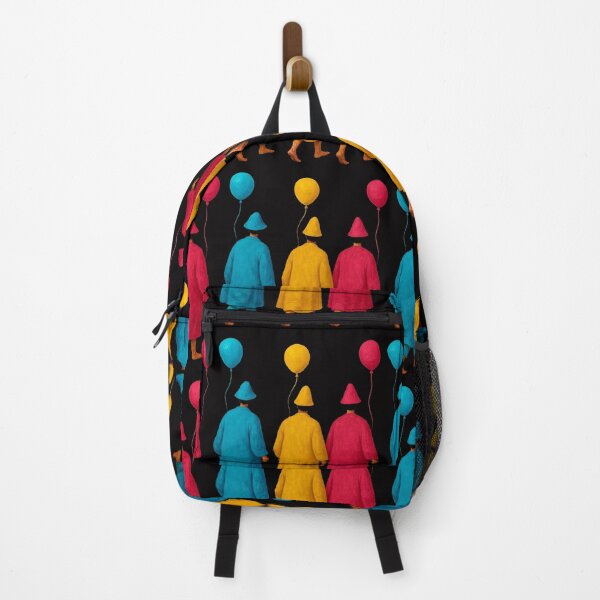 Item preview, Human Figures with Balloons in Primary Colors designed and sold by FLIP-original.