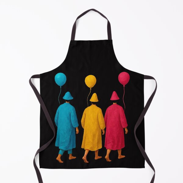 Item preview, Human Figures with Balloons in Primary Colors designed and sold by FLIP-original.