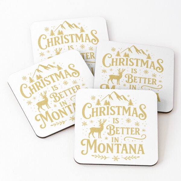 Item preview, Montana Christmas – Cozy Snowy Holiday Design designed and sold by Meandmyshop.