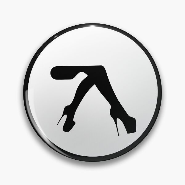 Item preview, Aphex Twin heels logo white designed and sold by full808.