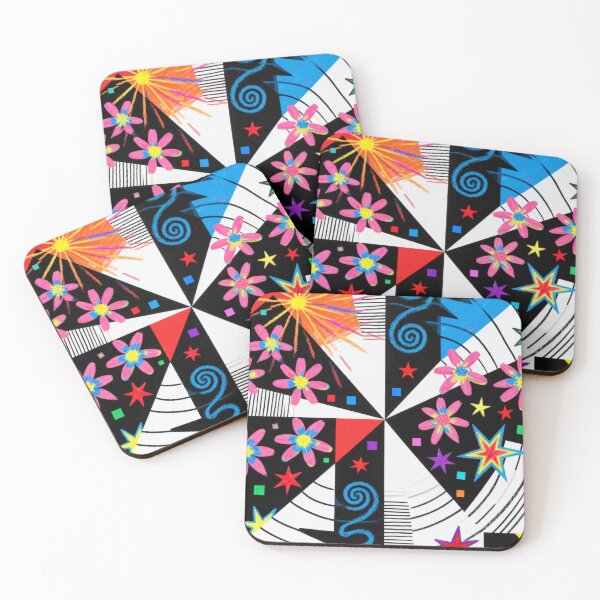 Item preview, Vibrant Abstract Celebration & Geometric Pop Art designed and sold by zzz888.