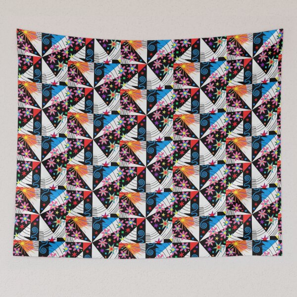 Item preview, Vibrant Abstract Celebration & Geometric Pop Art designed and sold by zzz888.
