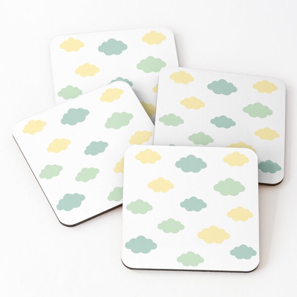 Item preview, Yellow and green mini clouds designed and sold by sptsang.
