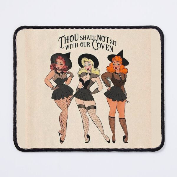 Item preview, You Can’t Sit With Our Coven – Retro Witches designed and sold by Adronia.