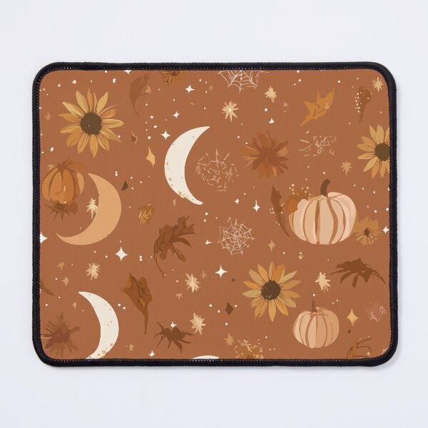 Item preview, Boho Halloween Pattern – Pumpkins, Moons & Sunflowers Autumn Aesthetic designed and sold by Moss and Moon Studio.