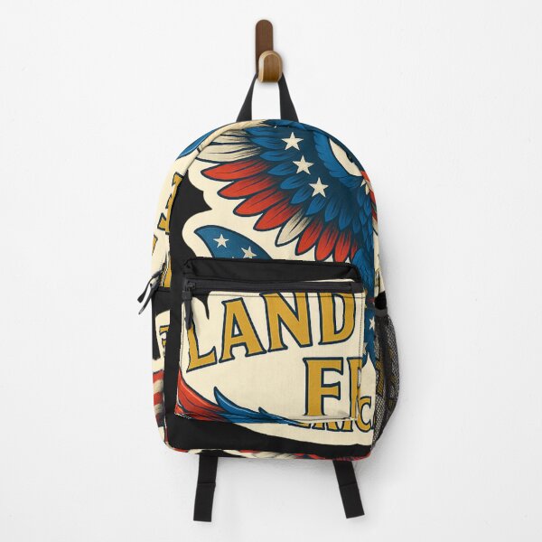 Item preview, 250th Anniversary of the USA - Land of the Free - Patriotic Eagle with American Flag Wings designed and sold by Collins Design.