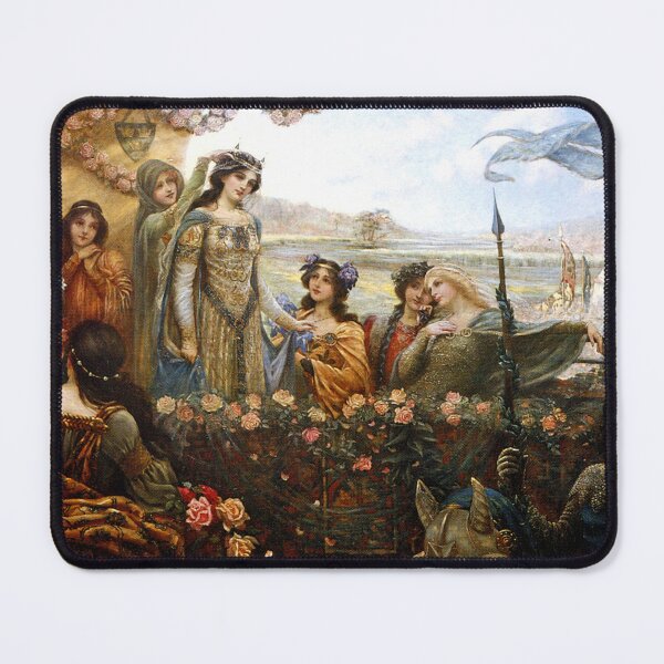 Item preview, Lancelot and Guinevere - Herbert James Draper designed and sold by forgottenbeauty.