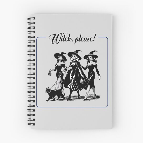 Item preview, Witch, Please! Strolling Coven with Cat designed and sold by Adronia.