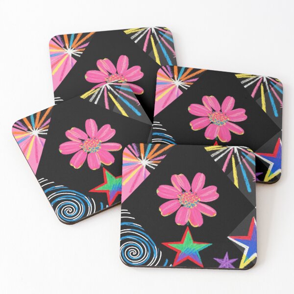 Item preview, Vibrant Pop Art Floral & Starburst Fusion designed and sold by zzz888.