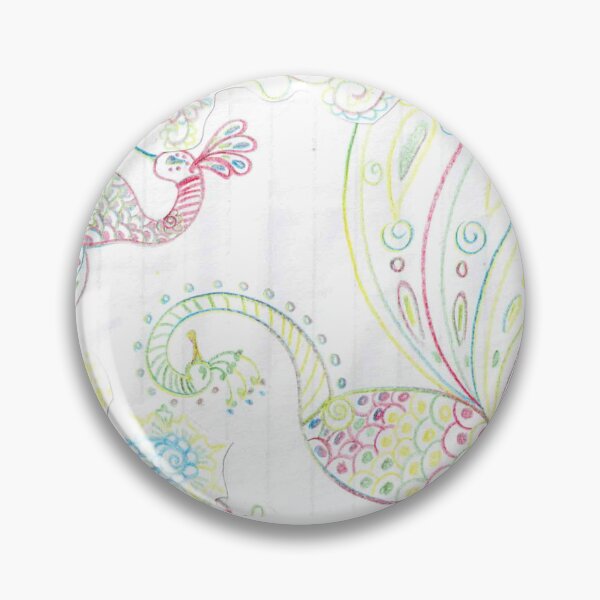 Item preview, Rainbow Feathers & Flowers designed and sold by Sibyl-Arts.
