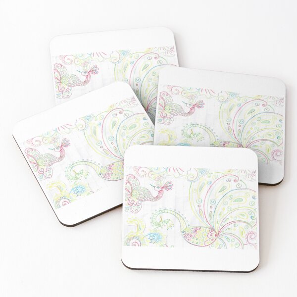 Item preview, Rainbow Feathers & Flowers designed and sold by Sibyl-Arts.