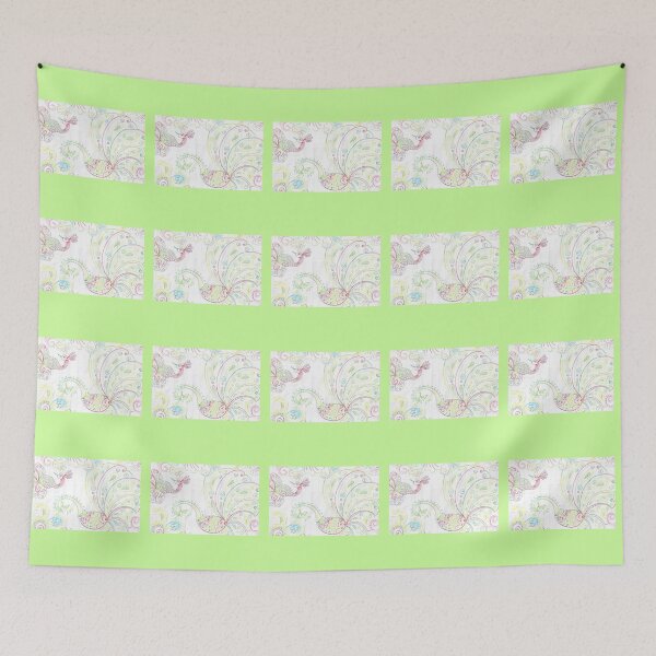 Item preview, Rainbow Feathers & Flowers designed and sold by Sibyl-Arts.