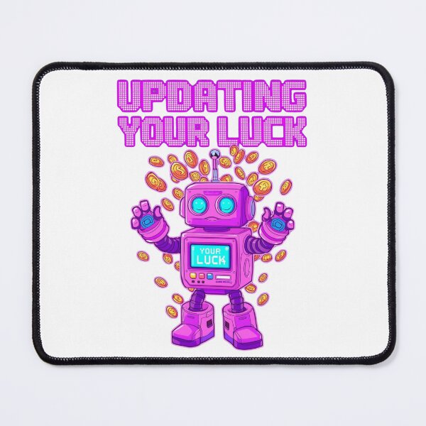 Item preview, Retro robot updating your luck with shiny coins designed and sold by StormArte.