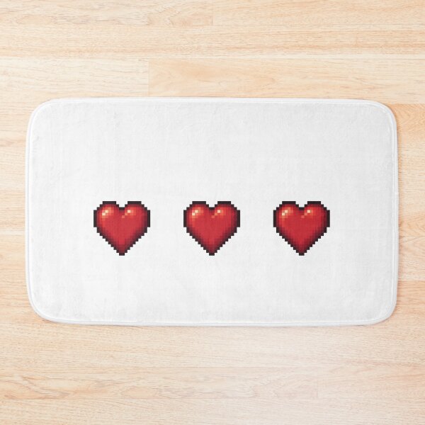 Item preview, Pixel Art Hearts | 3-Bit Retro Video Game Life Bar designed and sold by Greemo03.