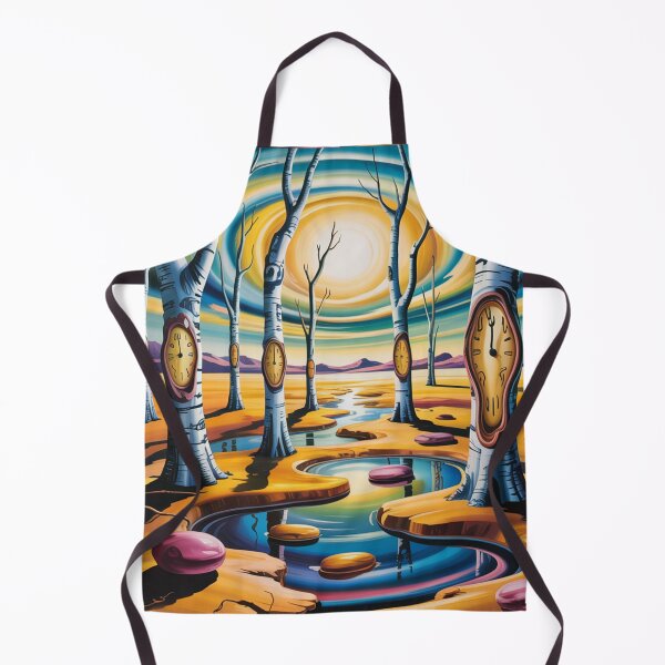 Item preview, Autumn landscape of birch trees in style Salvador Dali. designed and sold by elegantpaterns.