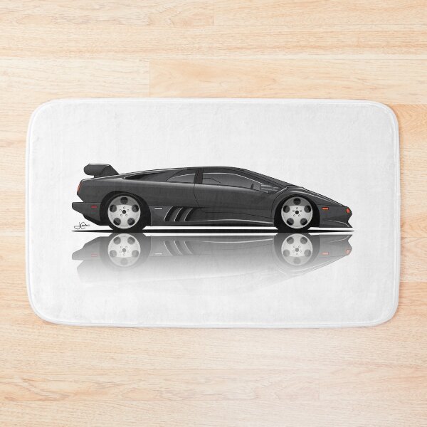 Item preview, Lambo Diablo SE30 black reflect illustration designed and sold by blackdogshop.