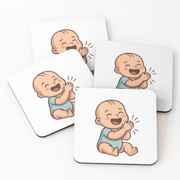 Item preview, Happy Clapping Baby – Cute Cartoon Joy designed and sold by luckyyouth.