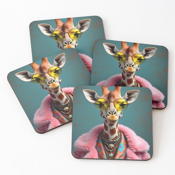 Item preview, Graphic art Isla the Giraffe designed and sold by Art Crea Nova.