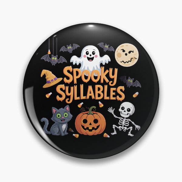 Item preview, Spooky syllables designed and sold by Tom-Apex-Art.