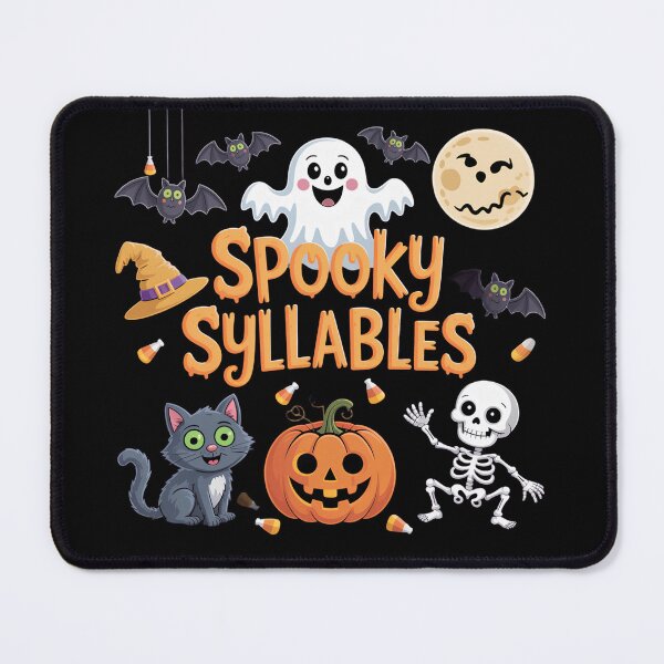 Item preview, Spooky syllables designed and sold by Tom-Apex-Art.