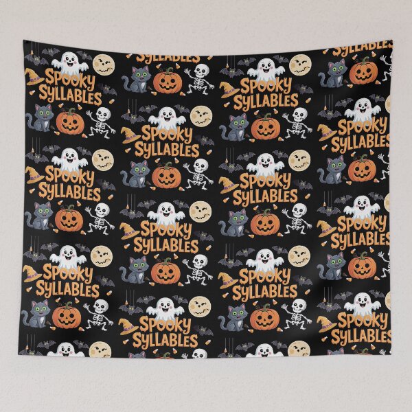 Item preview, Spooky syllables designed and sold by Tom-Apex-Art.