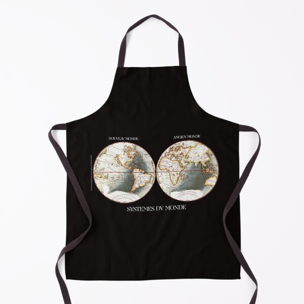 Item preview, Antique Double Hemisphere World Map | Vintage Historical Cartography Design | Dark Academia Style Travel Decor designed and sold by Printspiration, Explore Unique Art & Designs.