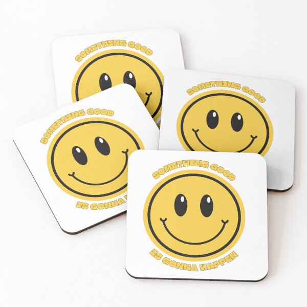 Item preview, Something Good Is Gonna Happen Smiley Face Positivity Design designed and sold by Pokah79.