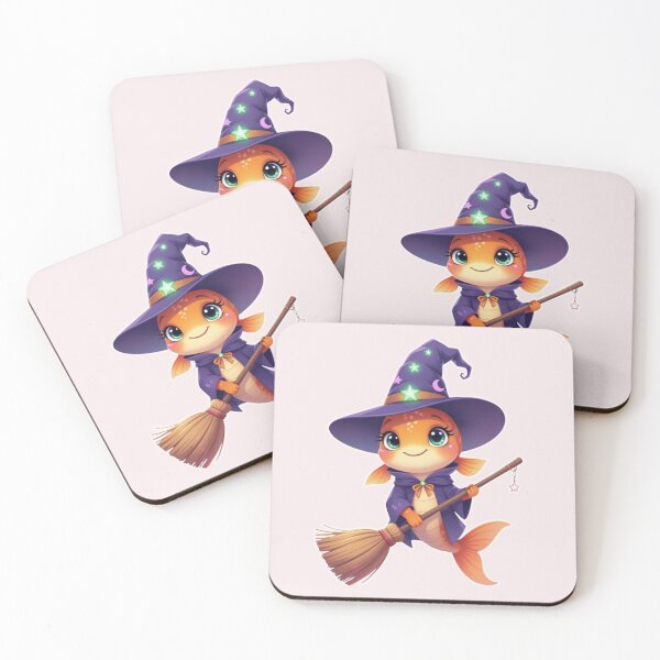 Item preview, Witchy Goldfish: Magical Halloween! designed and sold by DariaCraft.