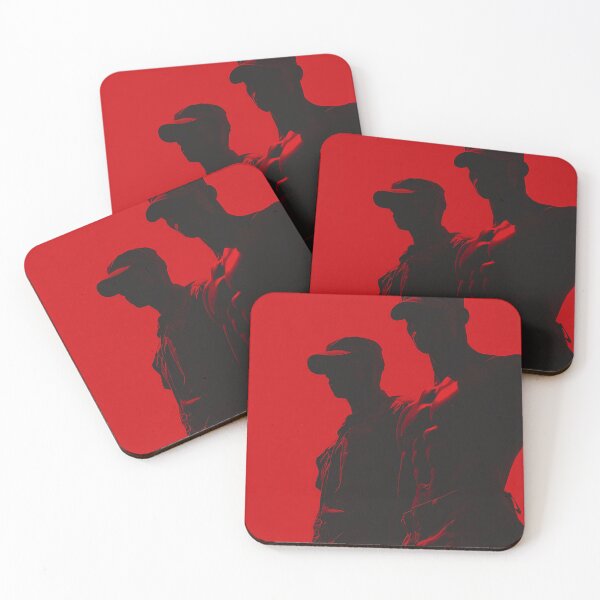 Item preview, Dramatic Red Silhouette of Soldiers designed and sold by Atlas Kai.