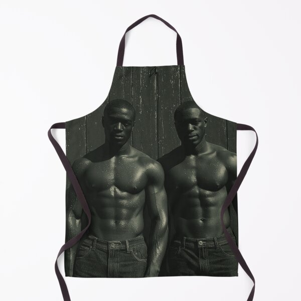 Item preview, Two Hot Men Posing Shirtless designed and sold by Atlas Kai.