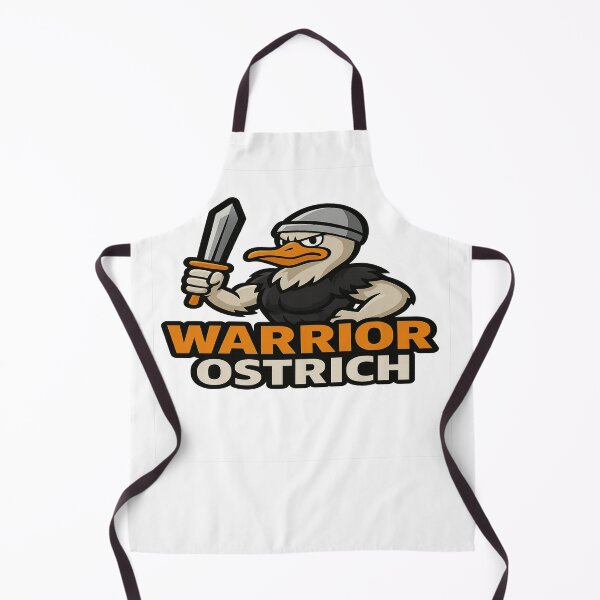 Item preview, WARRIOR OSTRICH — Fast, Brave & Slightly Unstable T-Shirt designed and sold by NAJURE.