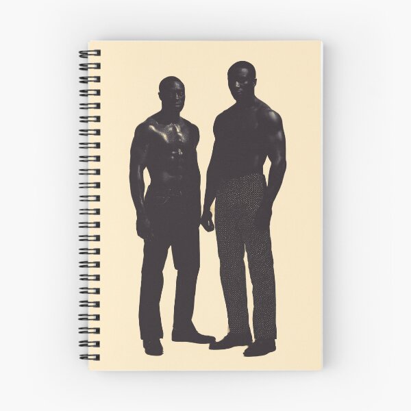 Item preview, Black and White Portrait of Muscular Men Silhouette #3 designed and sold by Atlas Kai.