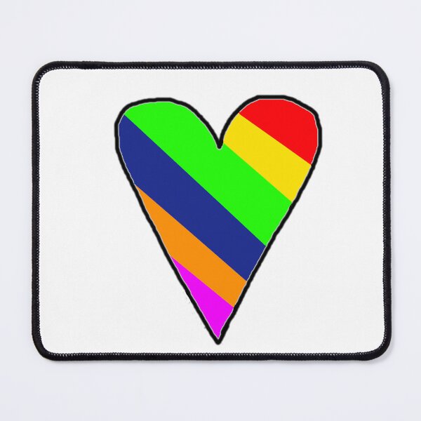 Item preview, Rainbow heart designed and sold by CB designs.