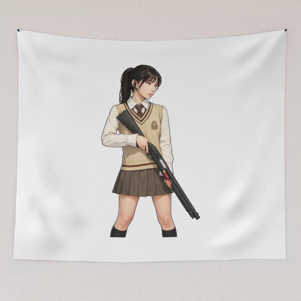 Item preview, Shotgun Girl – Beauty with Firepower designed and sold by RAWLIFEGRAPHIC.