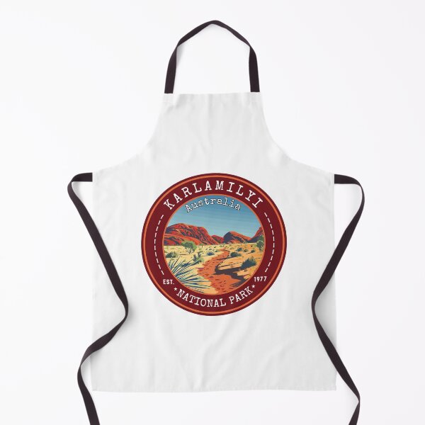 Item preview, Karlamilyi National Park in Pilbara (Western Australia) Vintage Travel Art Circle Emblem designed and sold by MaateoDesign.