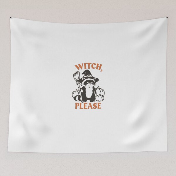 Item preview, Witch, Please: Funny Raccoon Halloween Art designed and sold by ChaaiTee.