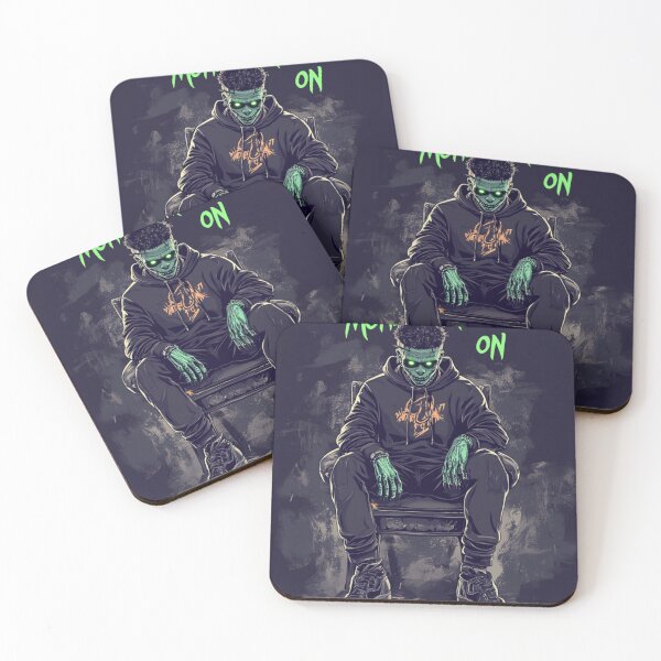 Item preview, Monster Mode ON — Funny Frankenstein on Electric Chair Halloween Design designed and sold by wilnickvisuals.