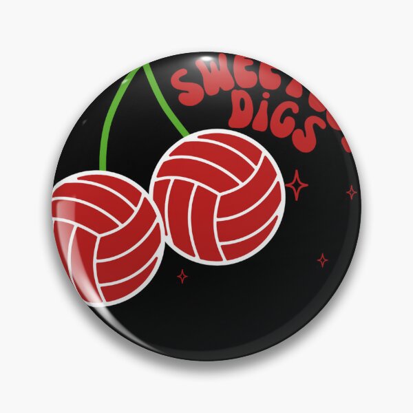 Item preview, Sweetest Digs Cherry Volleyball designed and sold by TailorXtaylor.