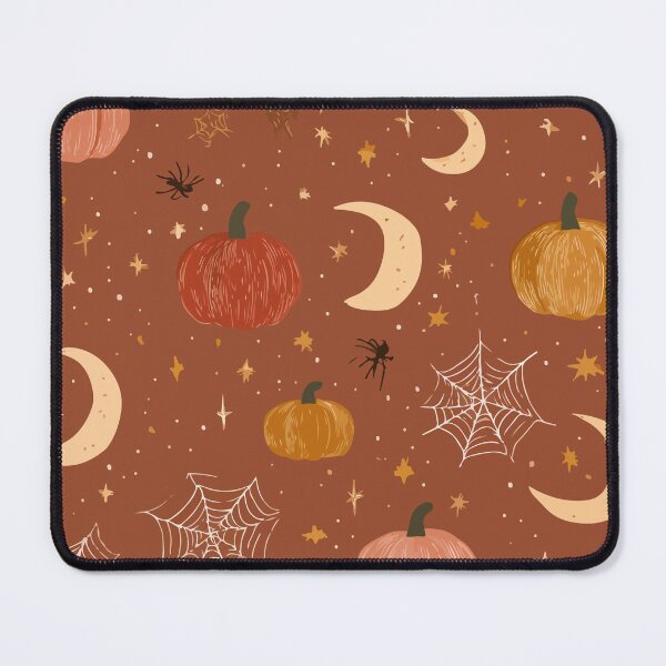 Item preview, Boho Halloween Pattern – Pumpkins, Moons & Sunflowers Autumn Aesthetic designed and sold by Moss and Moon Studio.