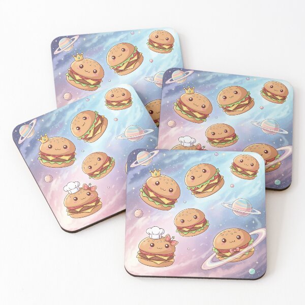 Item preview, Cute Hamburgers Floating Through Space designed and sold by Neural Dream.