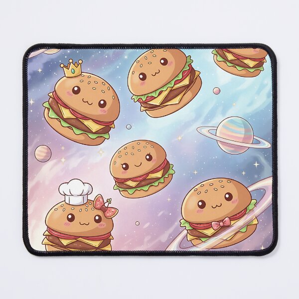 Item preview, Cute Hamburgers Floating Through Space designed and sold by Neural Dream.