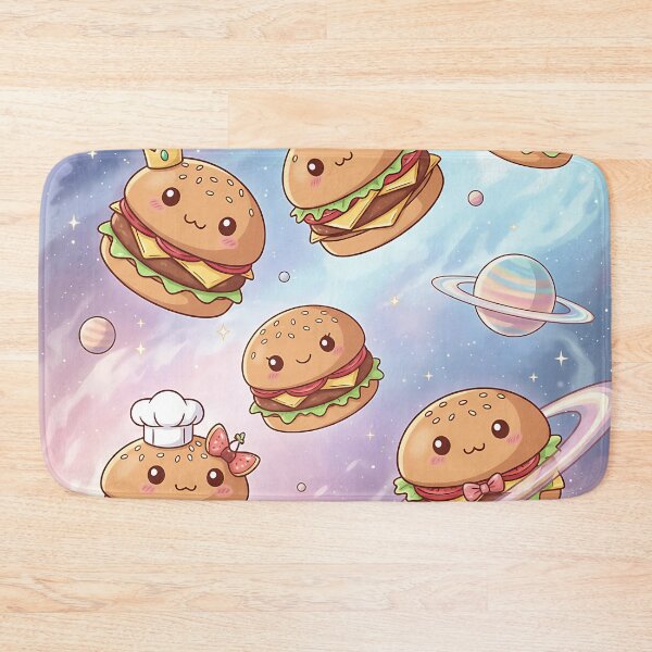 Item preview, Cute Hamburgers Floating Through Space designed and sold by Neural Dream.